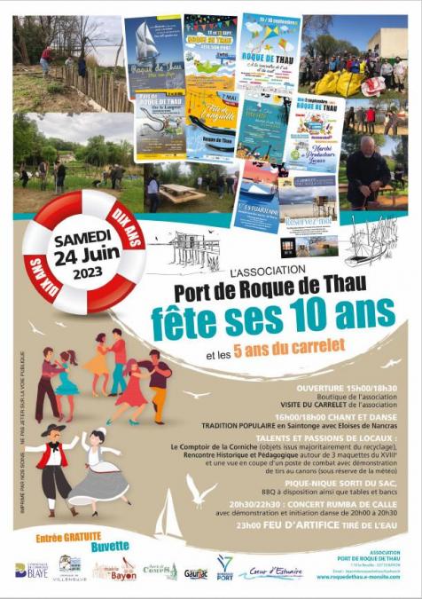 Affiche port de roque de thau